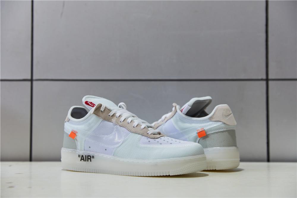 PK God Off-White Nike Air Force 1 One Low The 10 Ten Virgil Abloh retail materials ready to ship